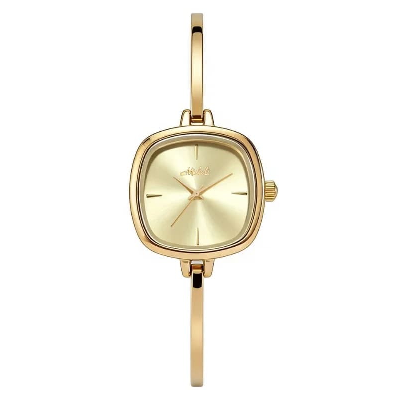 Mishali M24047 Bracelet Watch-  Golden Bracelet Golden Face