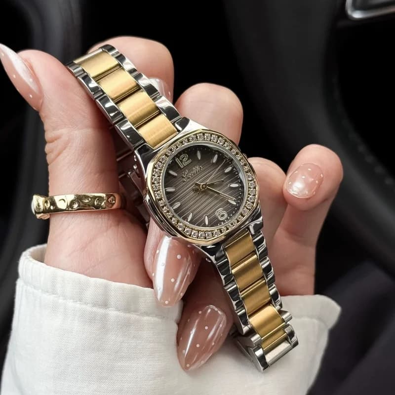 Scottie 9895- Golden & Silver Bracelet (Dual Tone) – view 2
