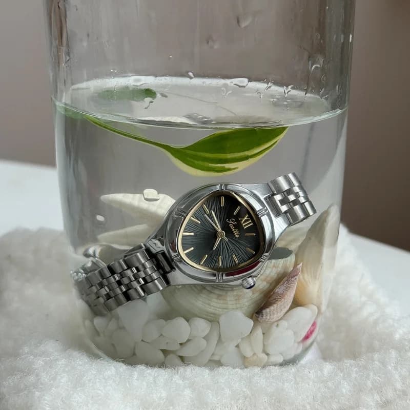 Scottie 9735B Snake Head Dial-Silver Bracelet Green Dial – view 2