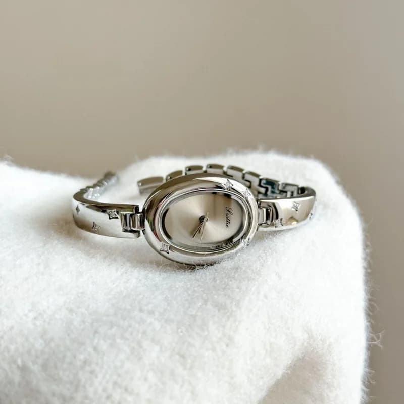 Scottie 9780- Silver Bracelet Gray Face