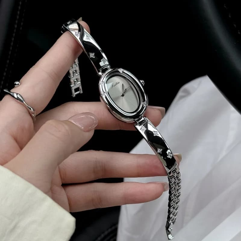 Scottie 9780- Silver Bracelet Gray Face – view 2