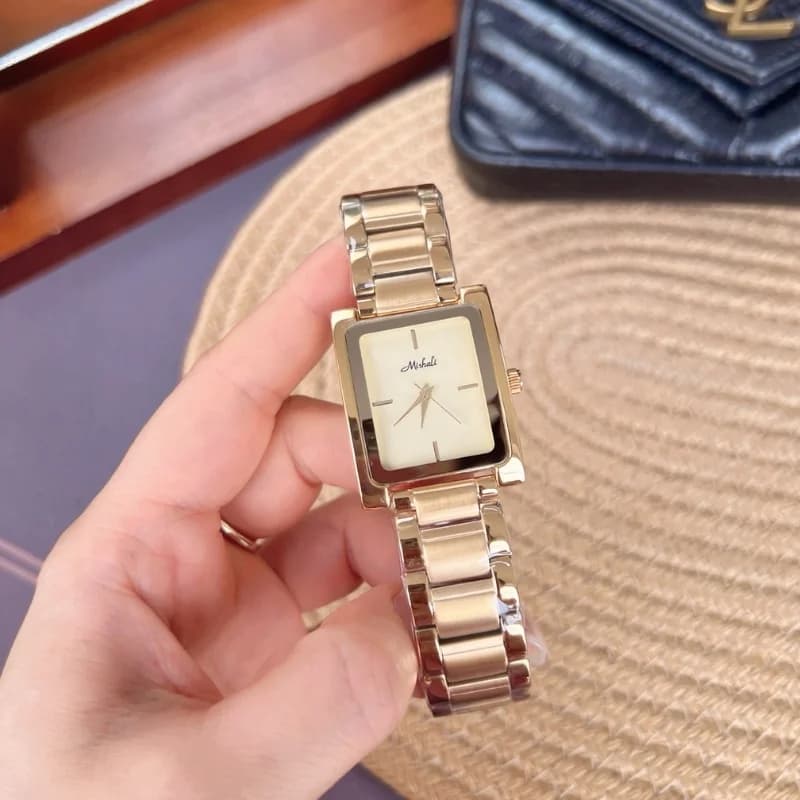Mishali M21026SS Golden Bracelet Golden Face- Luxury Women's Watch