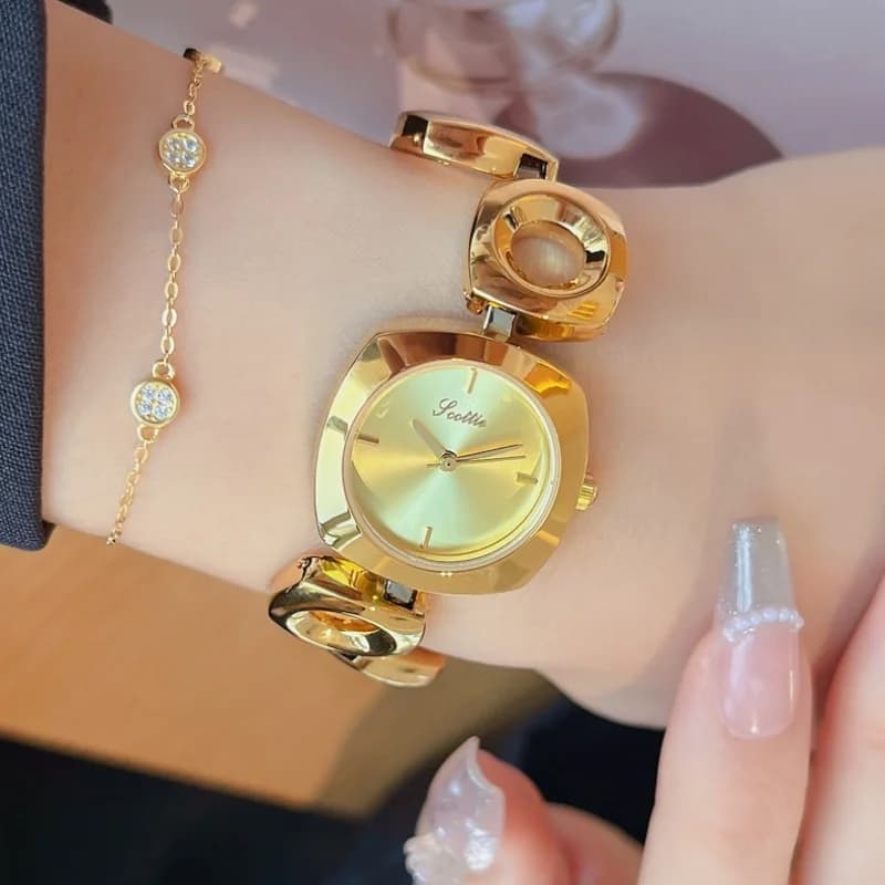 Scottie 9716 Golden Ladies Watch