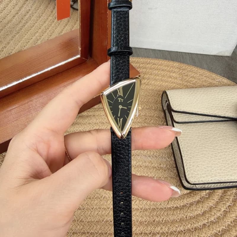 TT M26005- Black Leather Belt Black Face – view 2