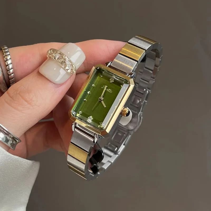 Scottie 9058X Dual-tone Bracelet Green Face
