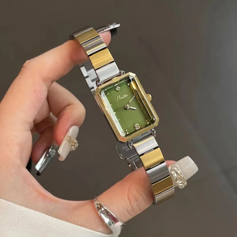 Scottie 9058X Dual-tone Bracelet Green Face – view 2
