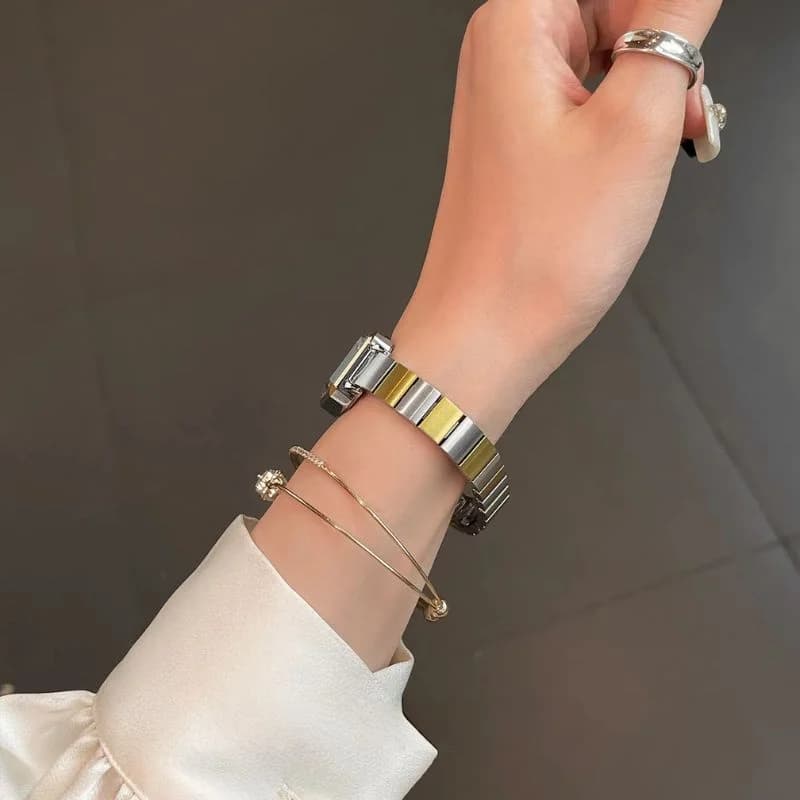 Scottie 9058X Dual-tone Bracelet Green Face – view 3