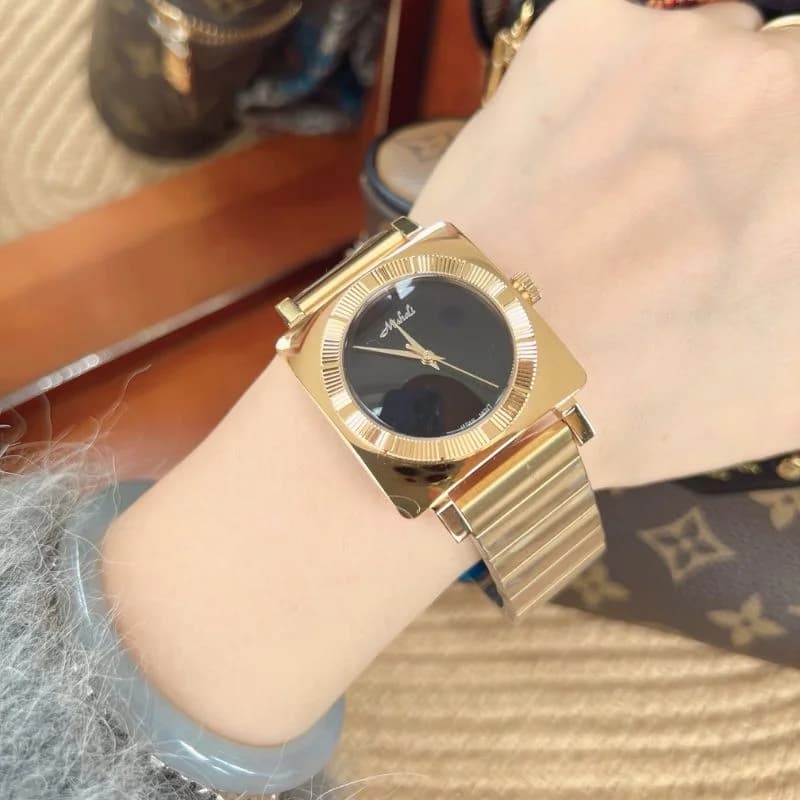 Mishali M2507 - Golden Bracelet Black Face