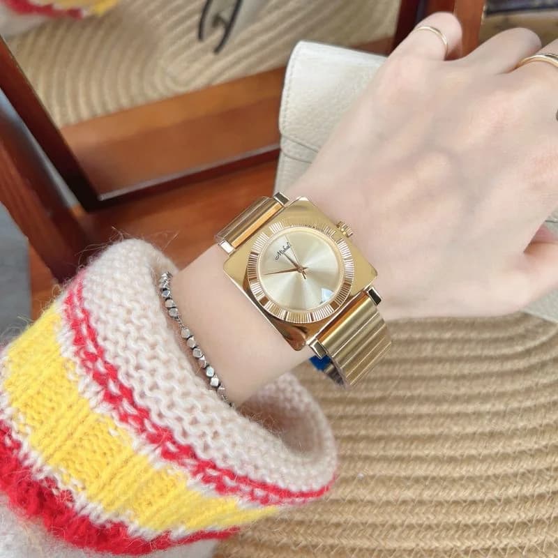 Mishali M2507 - Golden Bracelet Golden Face – view 2