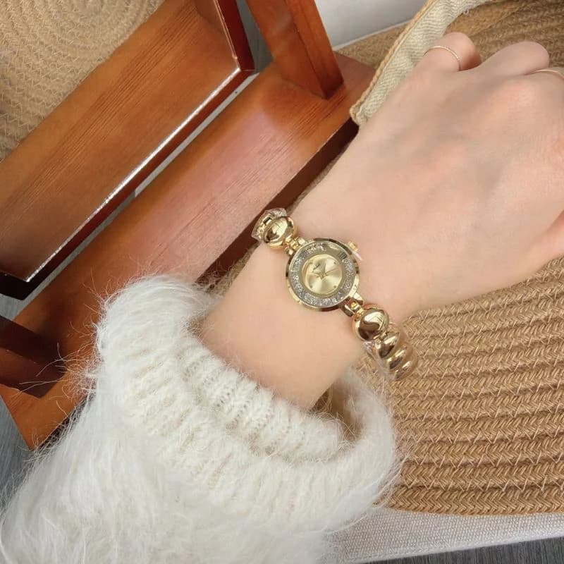 Mishali M19078 Golden Bracelet Golden Face