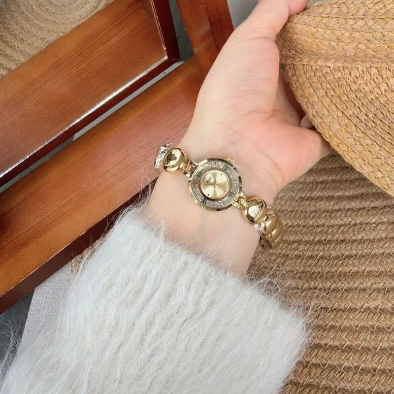 Mishali M19078 Golden Bracelet Golden Face – view 4