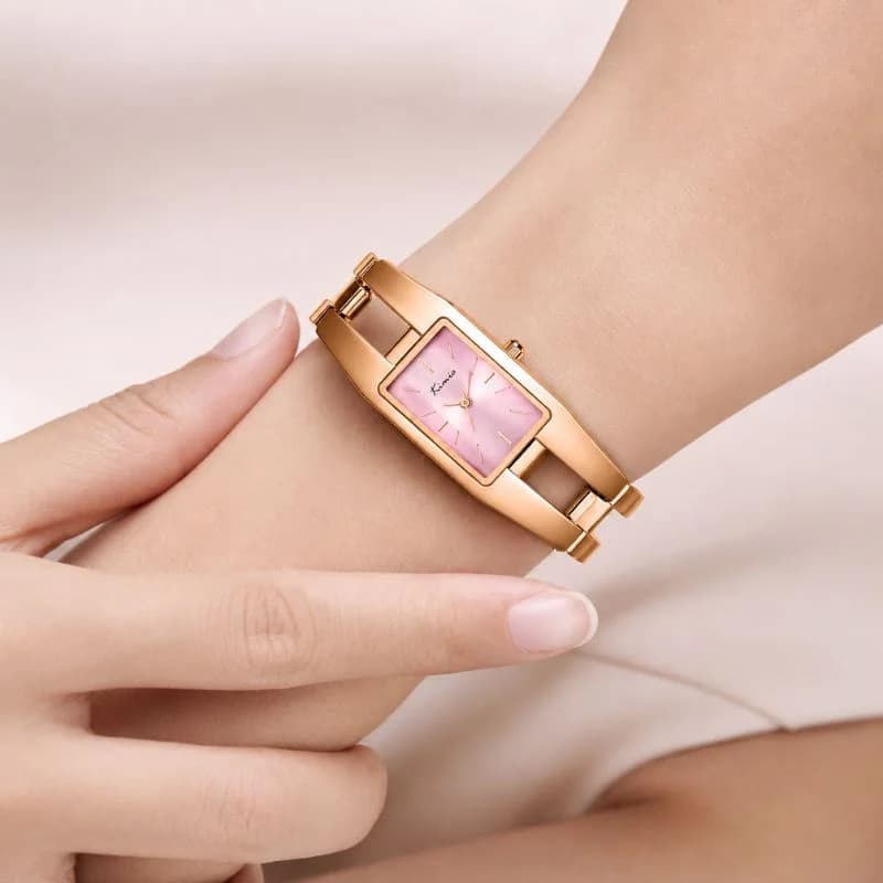 Kimio K6588S Rose Gold Bracelet Pink Face – view 2