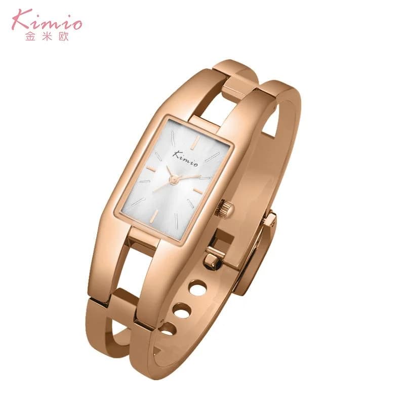 Kimio K6588S Rose Gold Bracelet White Face