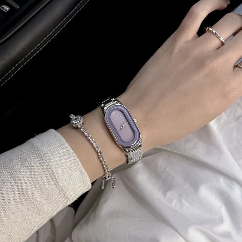 Scottie 9748 Silver Bracelet Purple Face – view 2