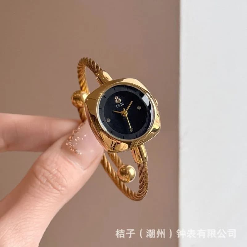 Gedi 62038 Golden Bracelet Black Face – view 2