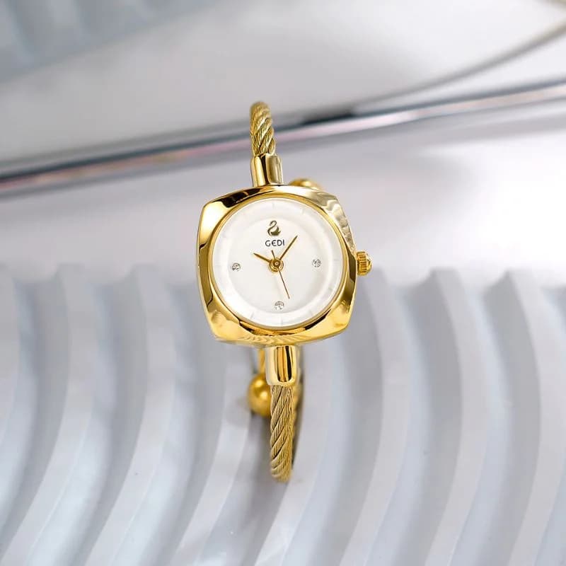 Gedi 62038 Golden Bracelet White Face – view 2
