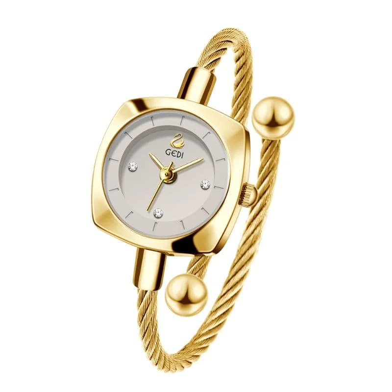 Gedi 62038 Golden Bracelet Gray Face