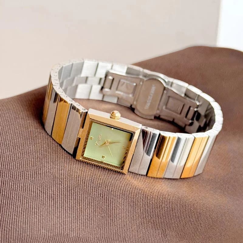 Scottie 9775 Dual Tone Bracelet Green Face – view 3