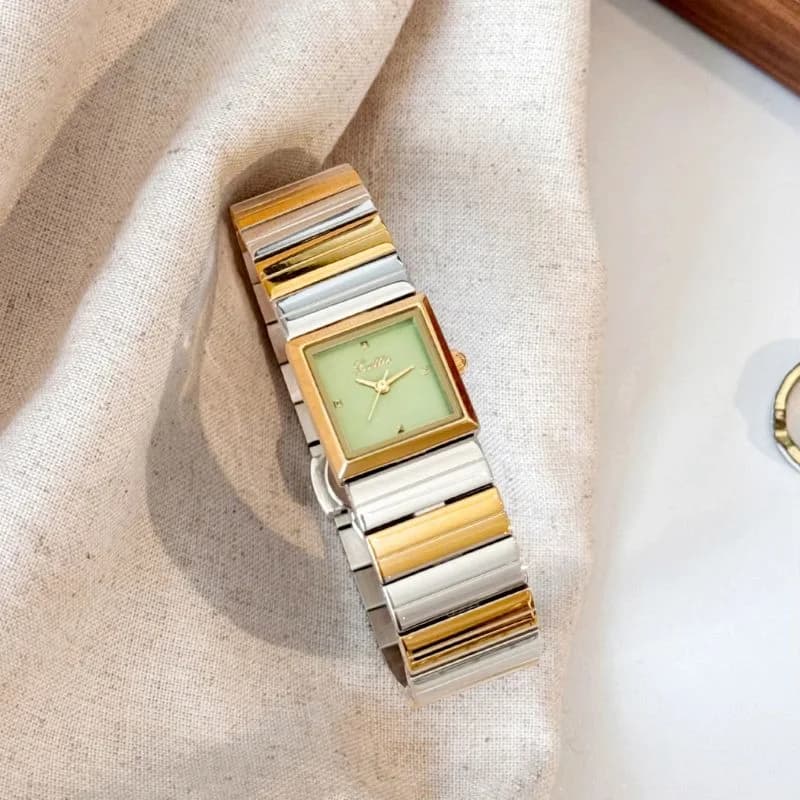 Scottie 9775 Dual Tone Bracelet Green Face – view 4