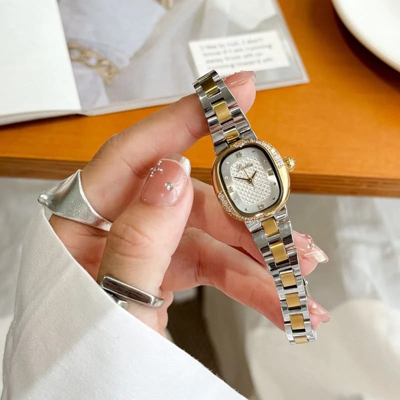 Scottie 9795B Dual-tone Bracelet White Face