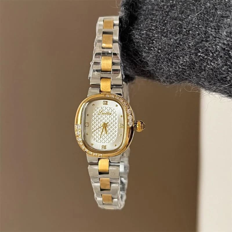 Scottie 9795B Dual-tone Bracelet White Face – view 2