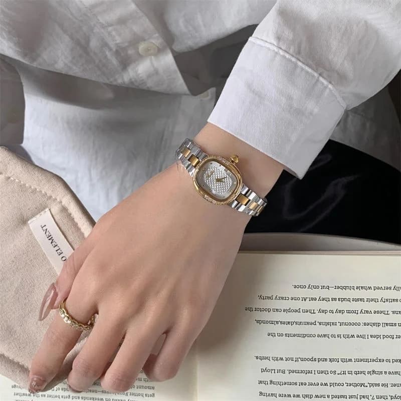 Scottie 9795B Dual-tone Bracelet White Face – view 3