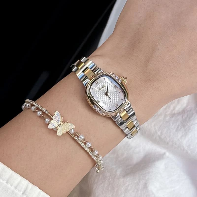 Scottie 9795B Dual-tone Bracelet White Face – view 4