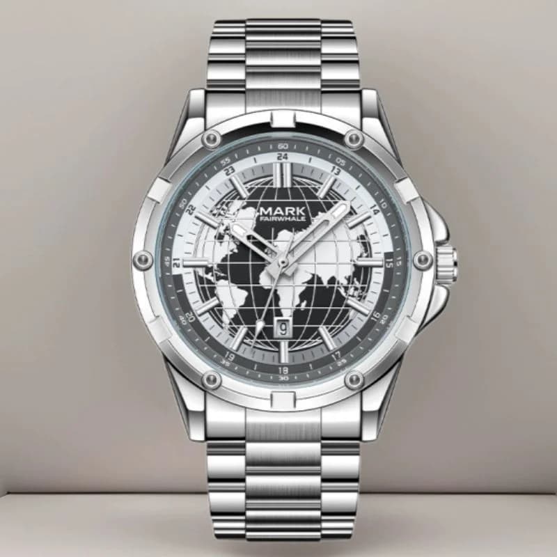 Mark Fairwhale FW-5130-S1 (Silver and Black Face) – view 2