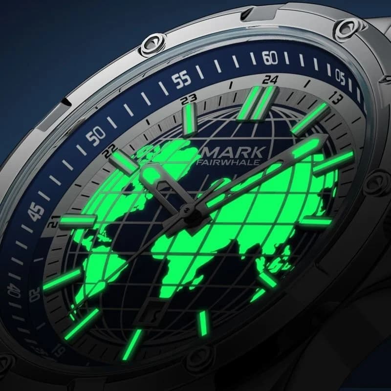 Mark Fairwhale FW-5130-S2 (Silver Bracelet and Blue Face) – view 3
