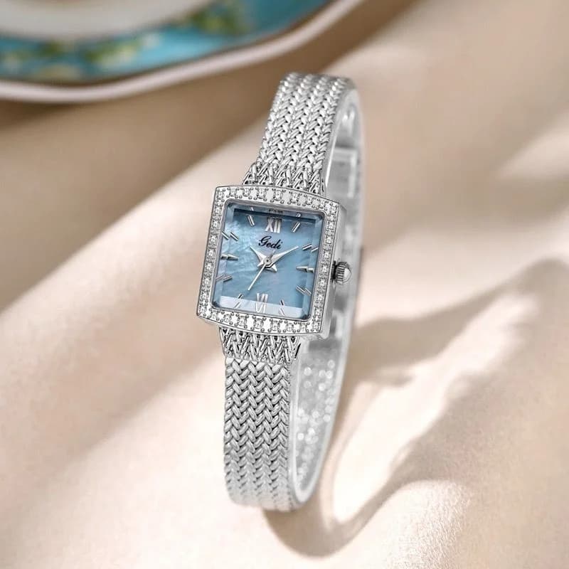 GEDI 13030 Silver Bracelet Blue Face