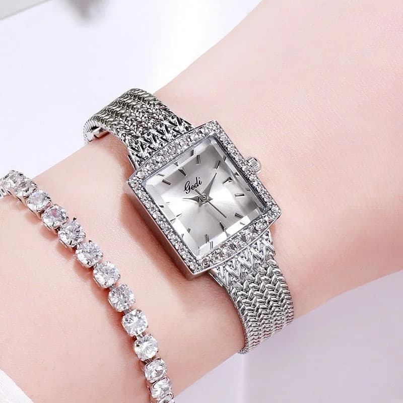 GEDI 13030 Silver Bracelet White Face – view 3