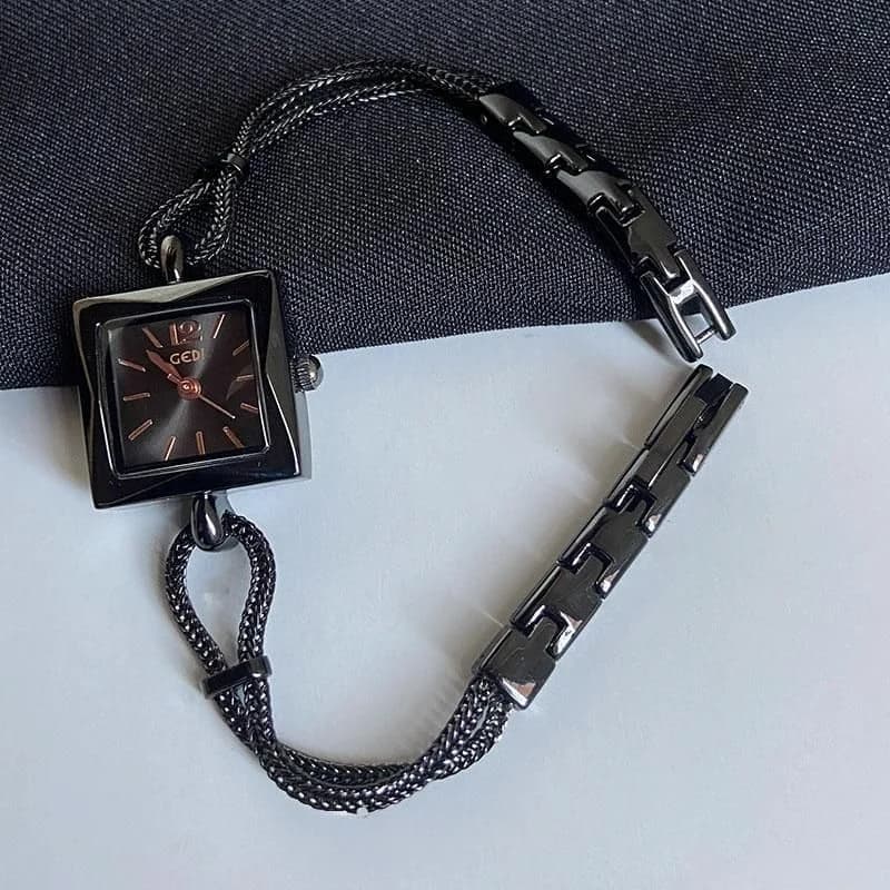 Gedi 52070 Black Bracelet Black Face – view 2