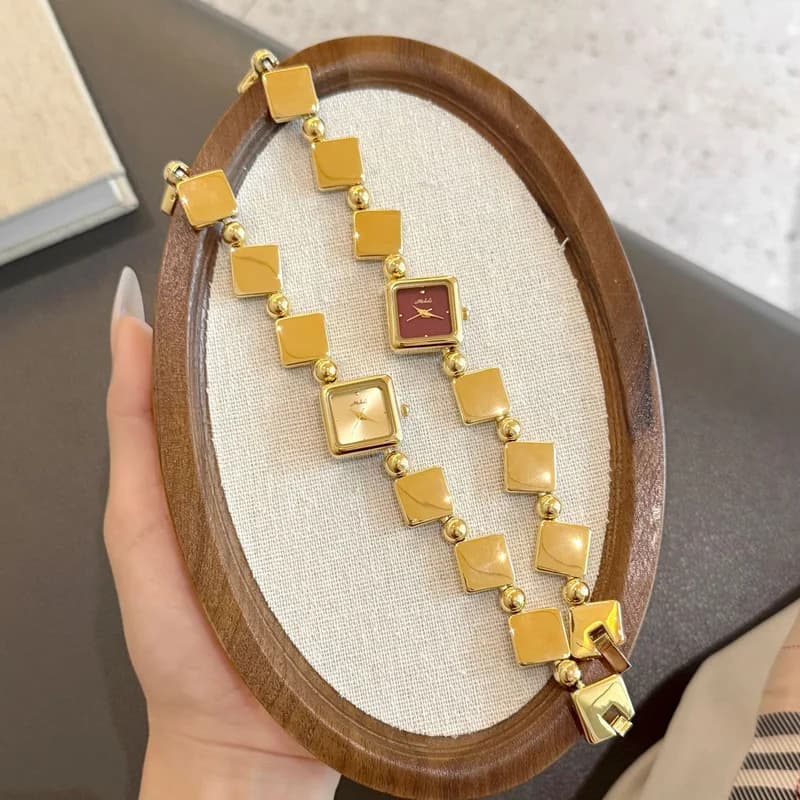 Mishali M25117 Golden Bracelet Golden Face – view 2
