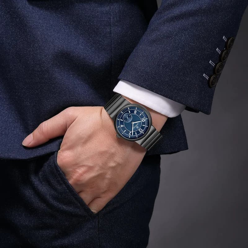 Reward RD611514M Black Bracelet Blue Face – view 2