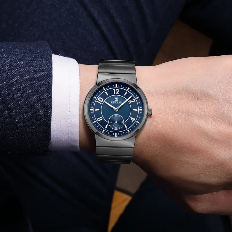 Reward RD611514M Black Bracelet Blue Face – view 3