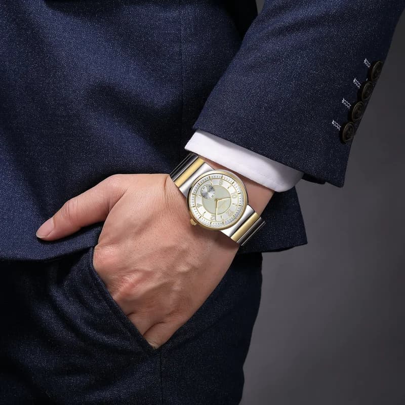 Reward RD611514M Two-Tone Bracelet White Face – view 3