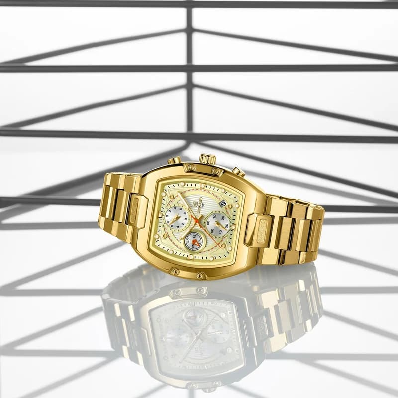 Reward RD812264M Gold Bracelet Gold Face- Chronograph – view 2