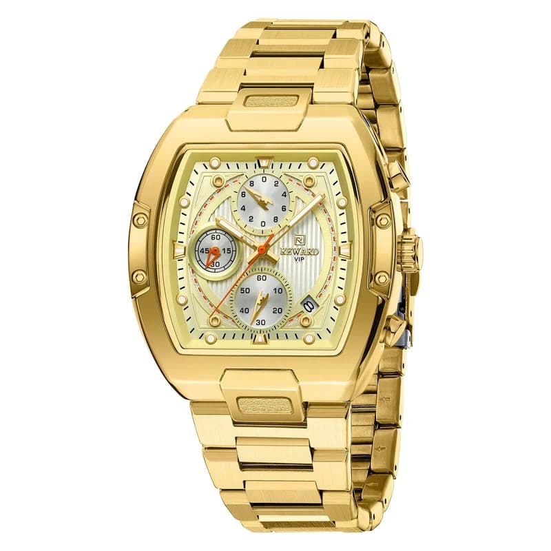 Reward RD812264M Gold Bracelet Gold Face- Chronograph – view 5