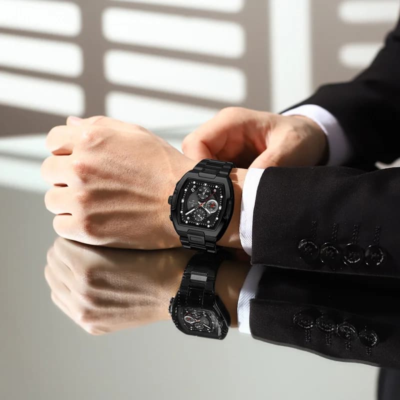 Reward RD812264M Black Bracelet Black Face- Chronograph – view 2
