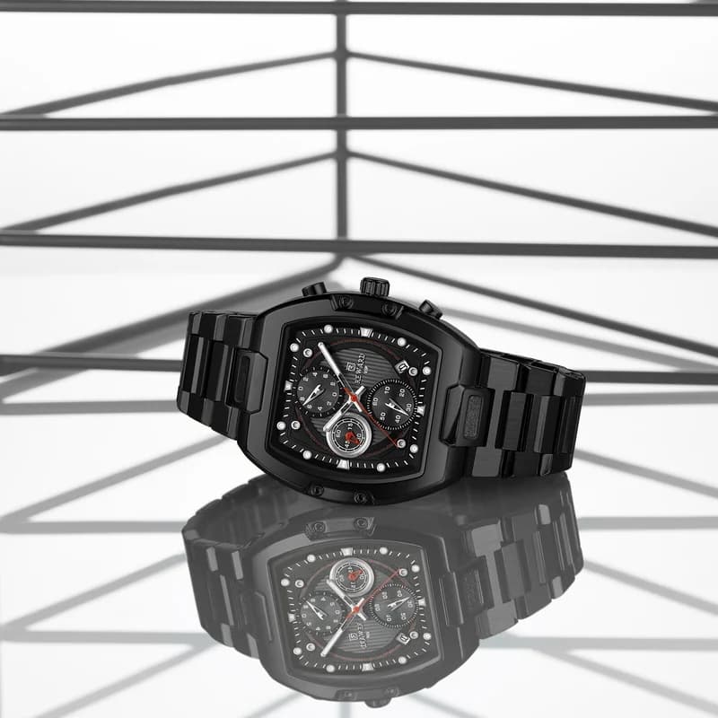 Reward RD812264M Black Bracelet Black Face- Chronograph – view 5
