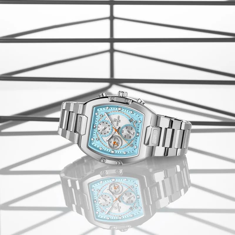 Reward RD812264M Silver Bracelet Light Blue Face- Chronograph – view 4