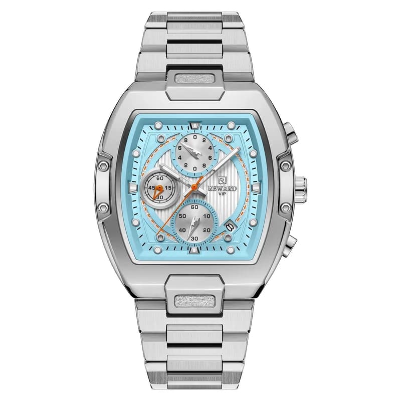 Reward RD812264M Silver Bracelet Light Blue Face- Chronograph – view 5