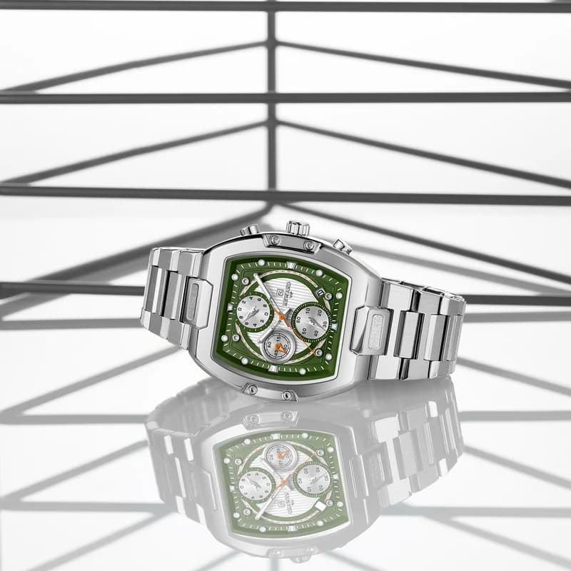 Reward RD812264M Silver Bracelet Green Face- Chronograph – view 2