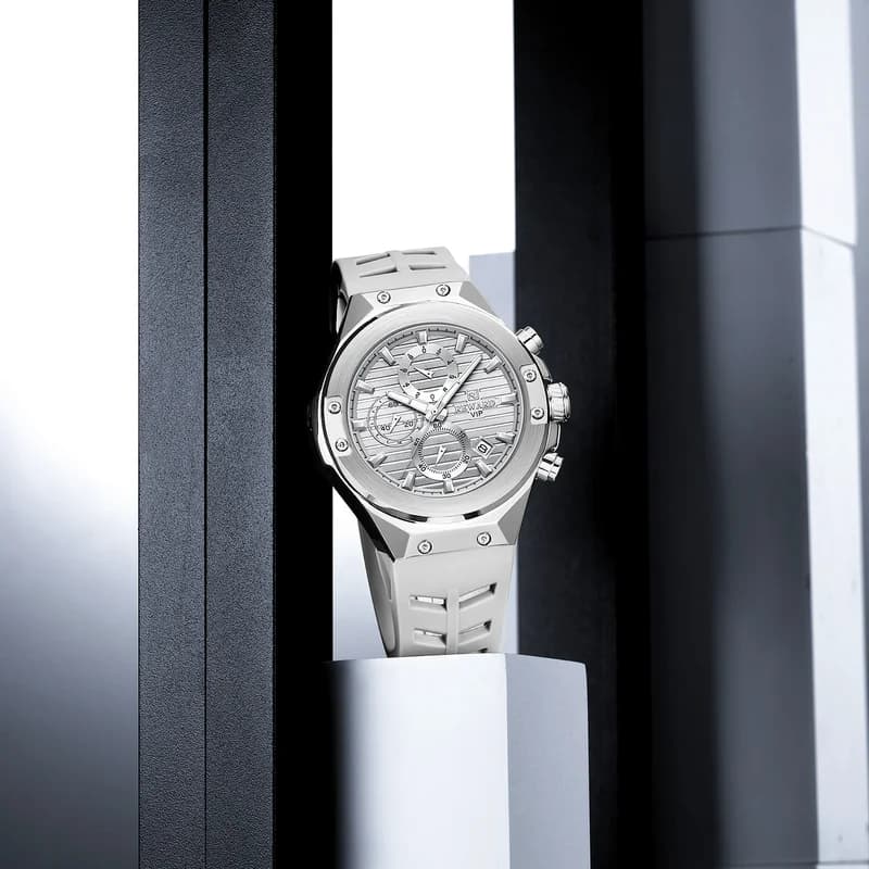 Reward RD834164M Silver Case Grey Strap Grey Face- Chronograph – view 5