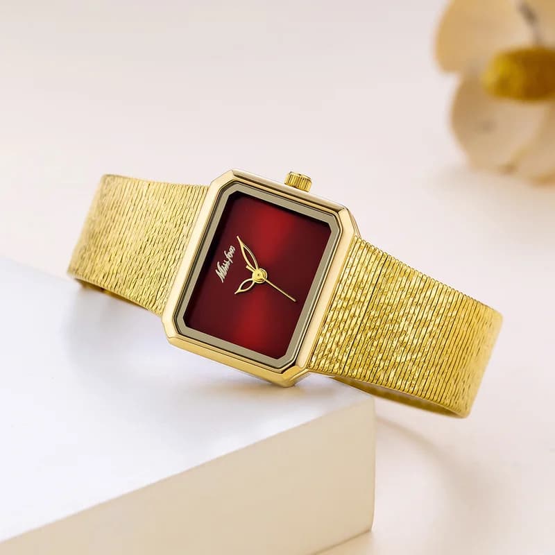 Miss Fox K006 Golden Bracelet Maroon Face – view 5
