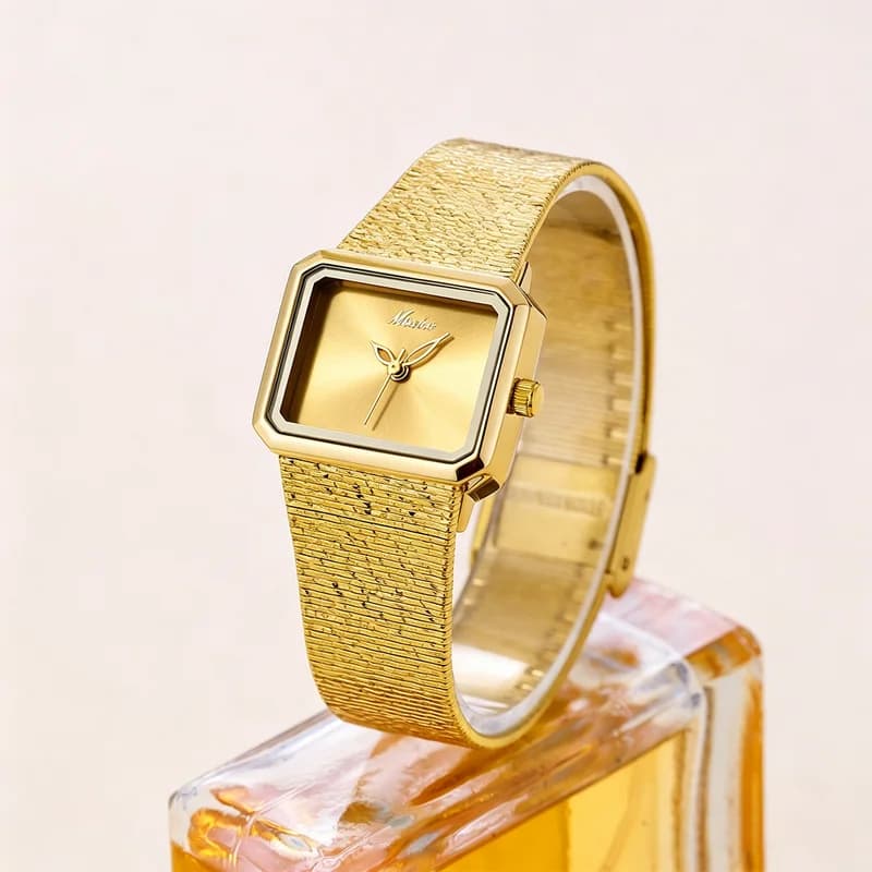 Miss Fox K006 Golden Bracelet Golden Face