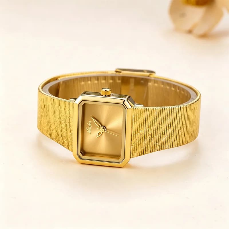 Miss Fox K006 Golden Bracelet Golden Face – view 2