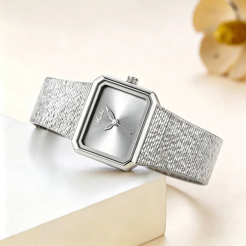 Miss Fox K006 Silver Bracelet Gray Face – view 2