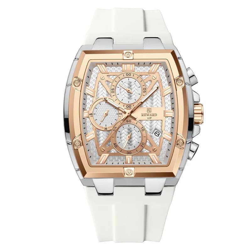 Reward RD832261M Rose Gold Bezel White Strap White Face