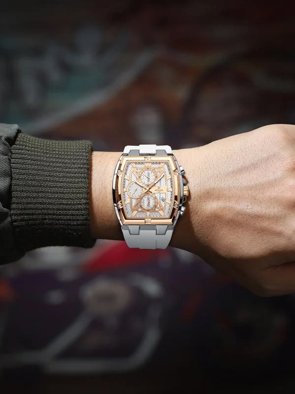 Reward RD832261M Rose Gold Bezel White Strap White Face – view 5